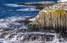 Basaltsäulen an der Westküste Grímseys