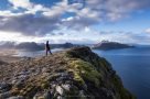 Hoch über dem Norðurfjörður (Westfjorde)