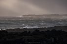 Ein Winterrsturm fegt über Reykjanes