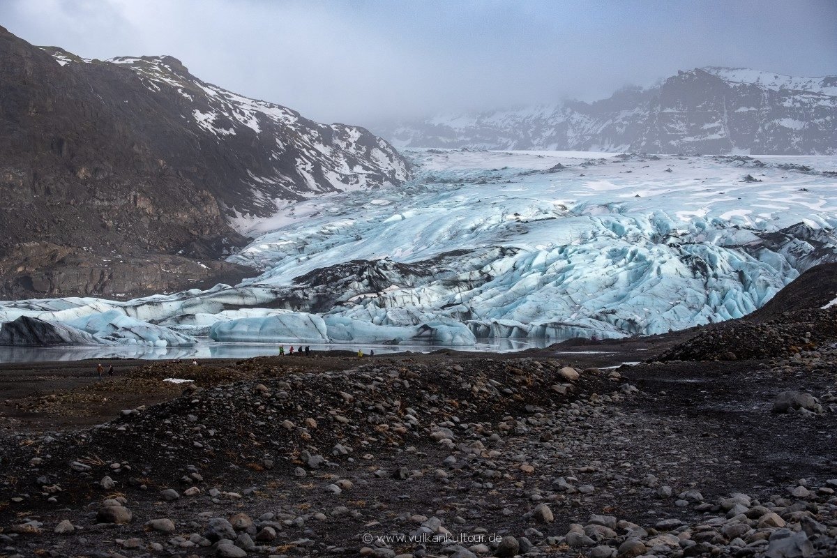 Gletscherzunge des Sólheimajökull