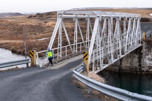 Tolle alte Brücke nahe Gullfoss