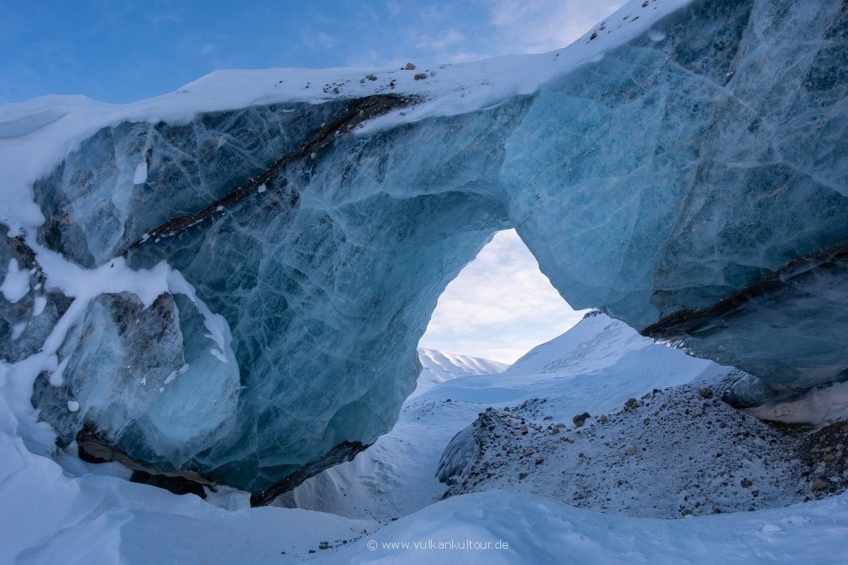 Am Rabotbreen-Gletscher