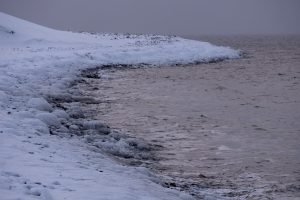 Svalbard = kalte Küste