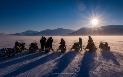 Eiskalter Morgen im Adventdalen