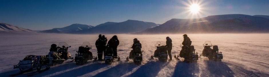 Eiskalter Morgen im Adventdalen