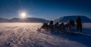 Eiskalter Morgen im Adventdalen