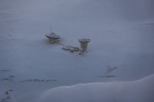 Das EISCAT Svalbard Radar auf Spitzbergen