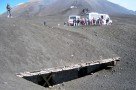 Das alte Rifugio Torre del Filosofo schaut noch aus der Asche heraus