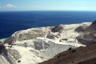 Bimssteinbruch auf Lipari (kurz nach der Stilllegung)