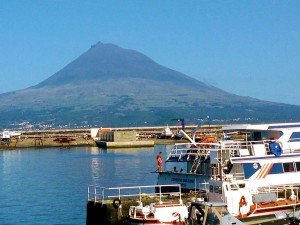 Blick von Horta auf Pico