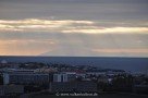 Blick über Reykjavík auf den Snæfellsjökull