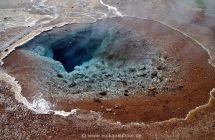 Heiße Quelle Blesi im Haukadalur-Geothermalgebiet