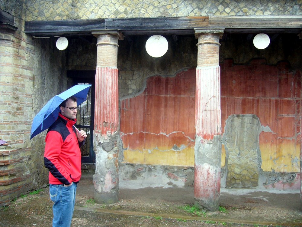 Regen in Pompeji (© Martin Pachaly)
