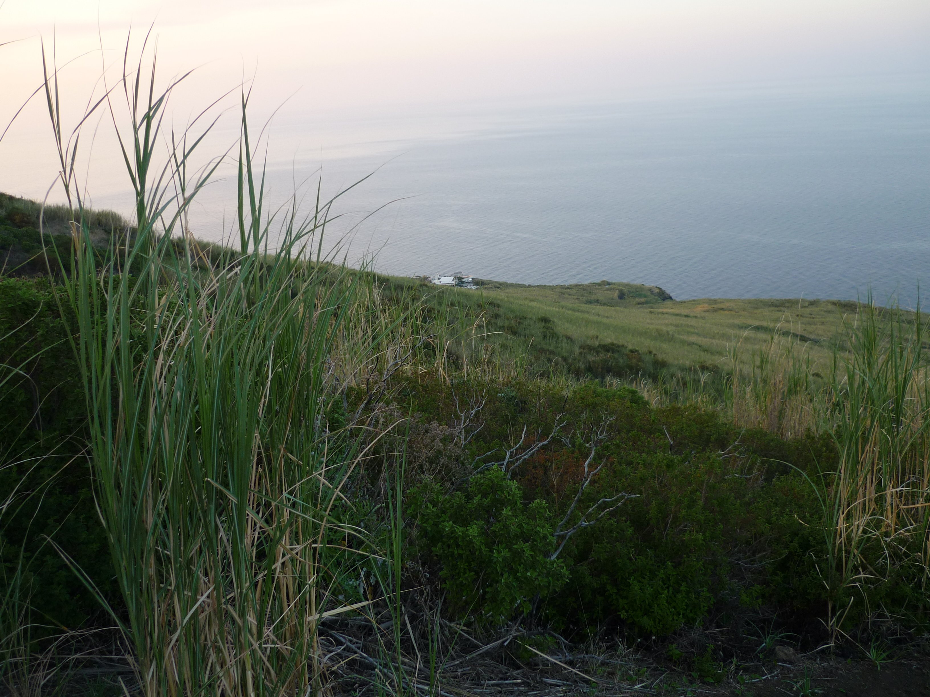 Panoramahöhenweg Stromboli - Blick aufs Ristorante Osservatorio