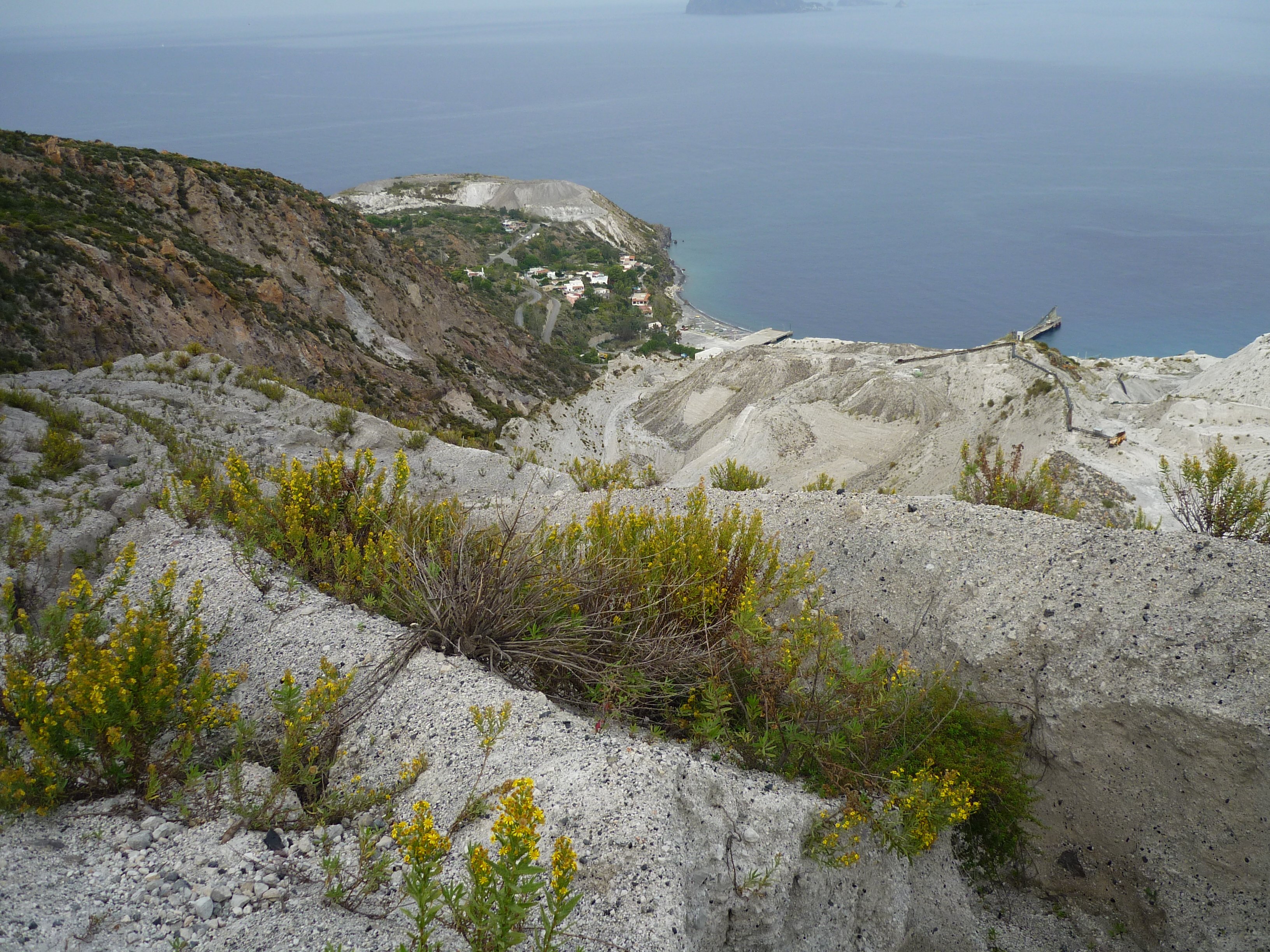 Lipari - Cave di Pomice - Bimssteinbrüche