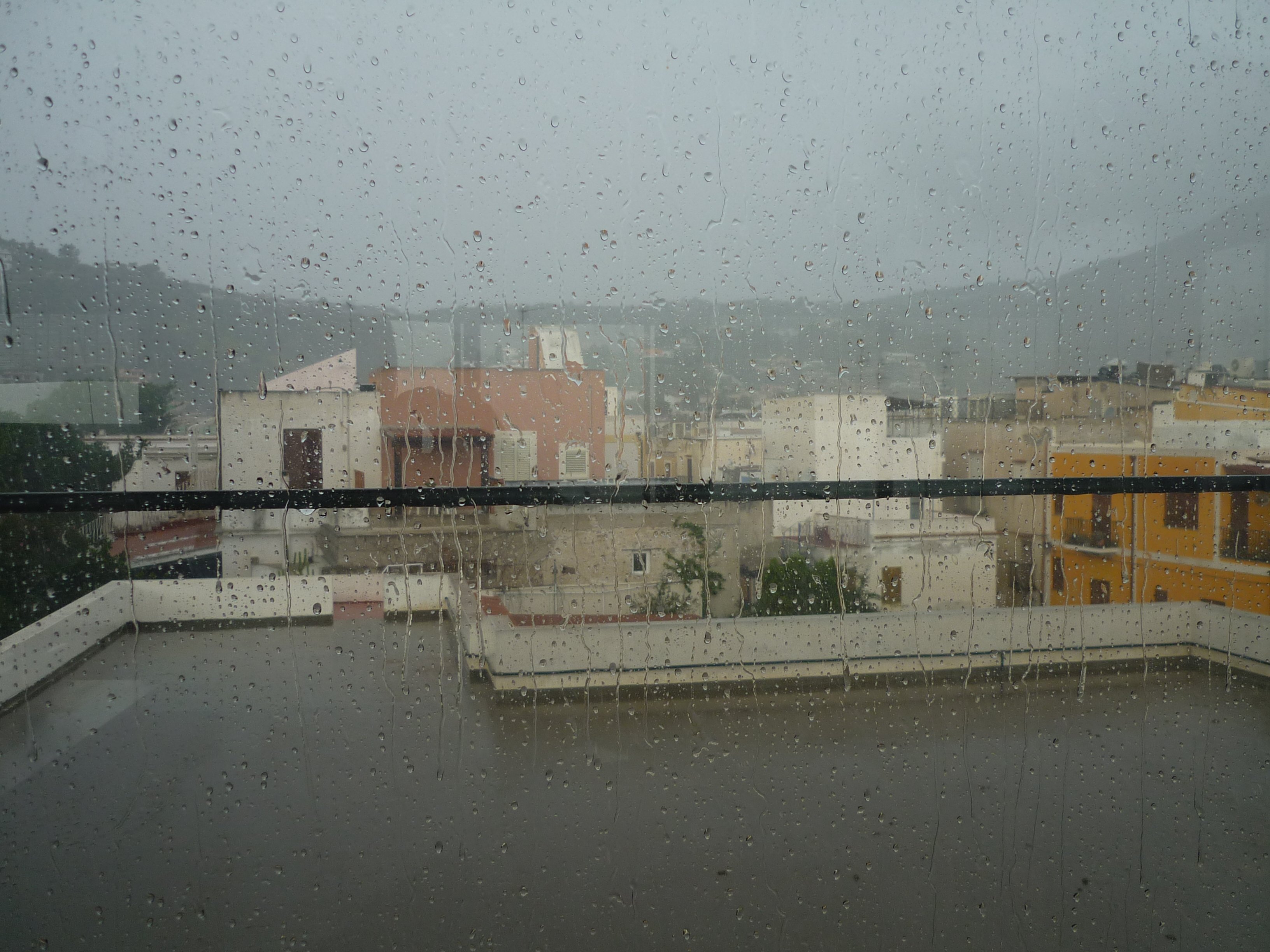 Unwetter über Lipari