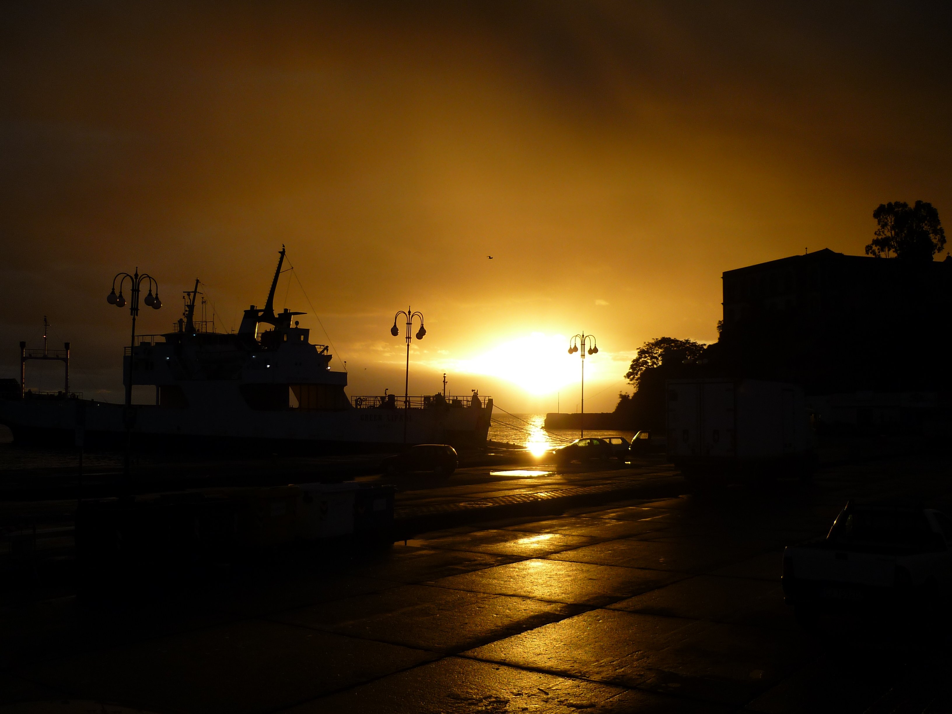 Lipari Hafen