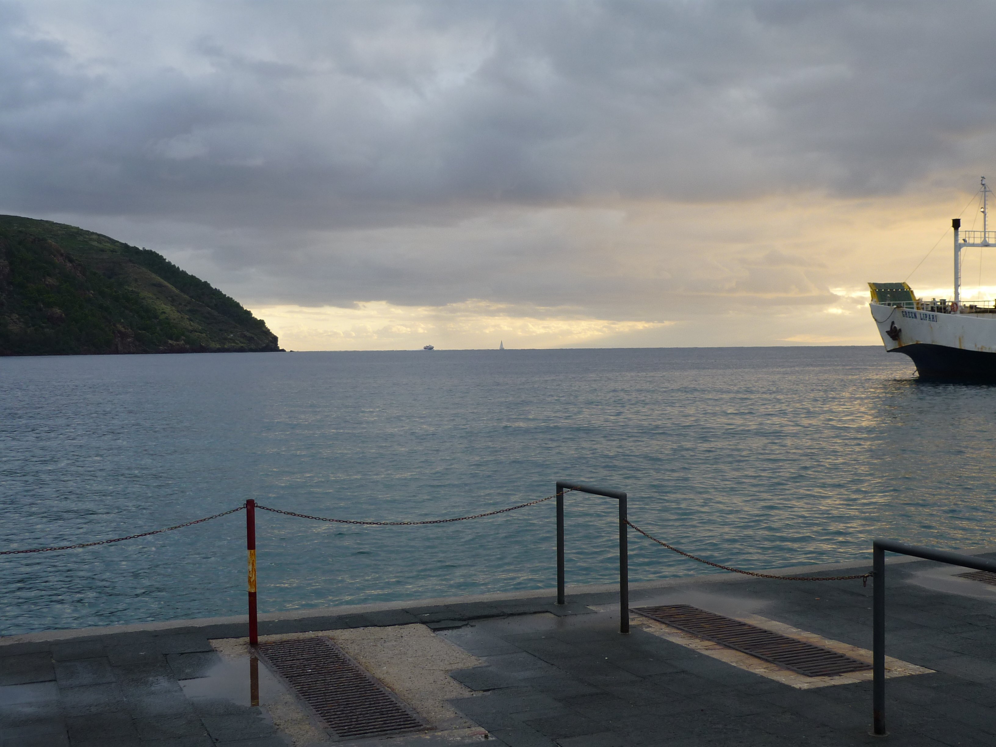 Lipari Hafen