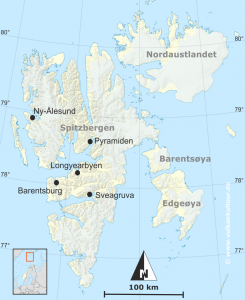 Übersicht Svalbard-Archipel