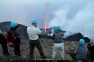 Am Gipfel des Stromboli - Blick auf die aktiven Vulkankrater