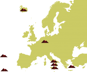 Unsere Reiseziele: die Vulkangebiete Europas