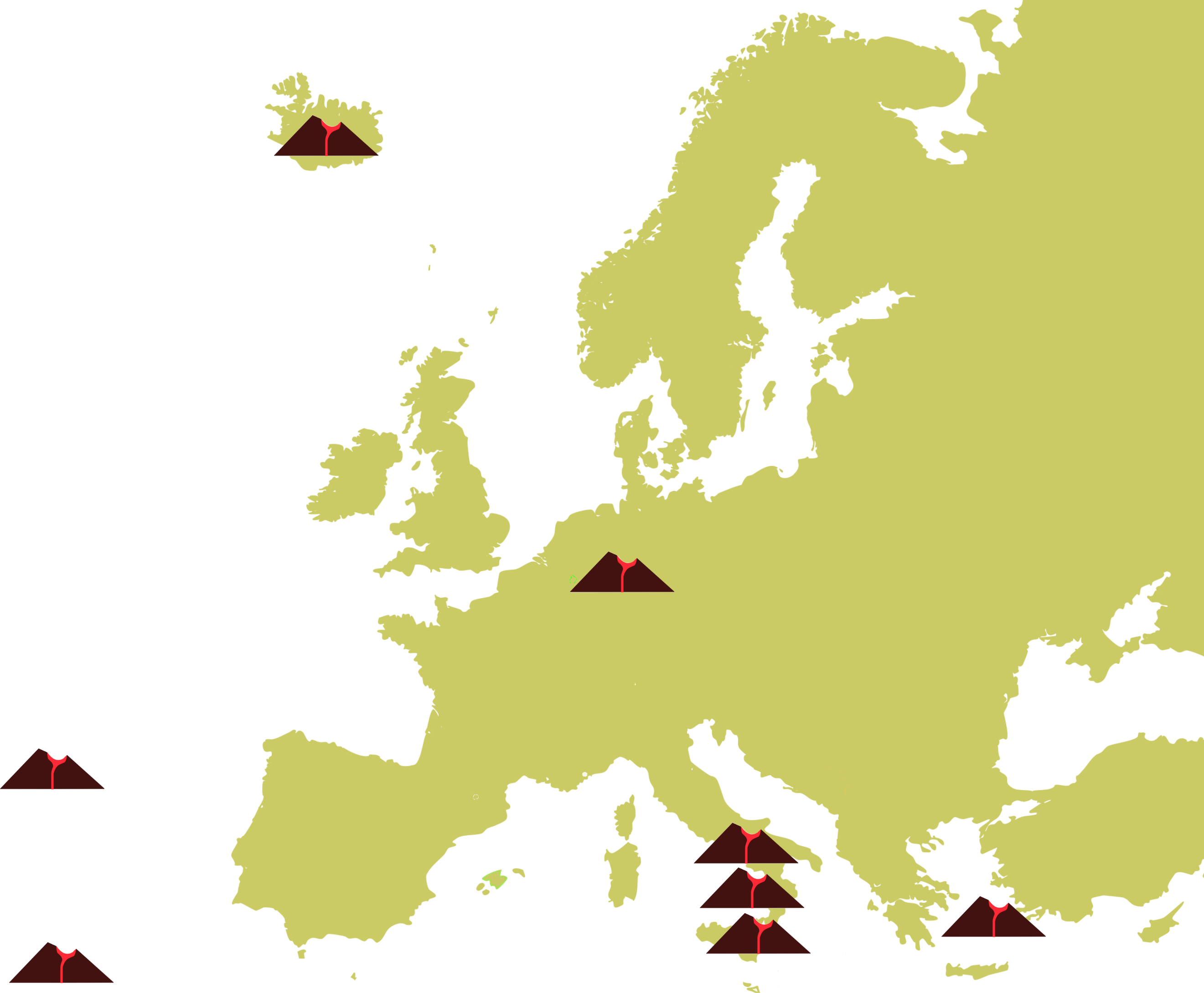Vulkanreisen Europa