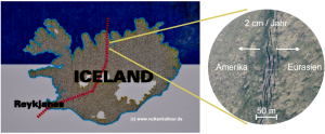 Mittelatlantischer Grabenbruch auf Island