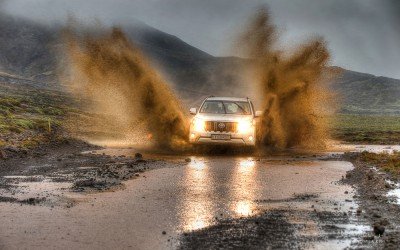 Schlechtes Wetter bedeutet Offroadspaß :-) (© Radmila Kerl)