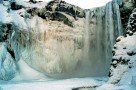 Skogafoss im Eis - nie wieder habe ich ihn so vereist erlebt (Februar 2008)