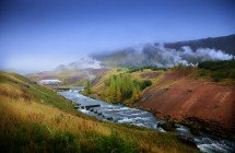 Fluss Varmá und heiße Quellen in Hveragerði (© Radmila Kerl)