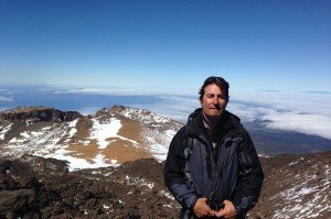 Ulli beim Abstieg vom Teide zum Pico Viejo - Teneriffa